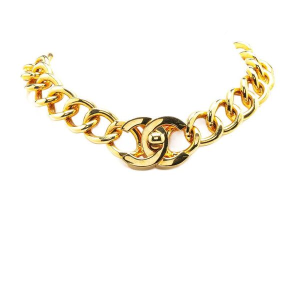 Chanel Turnlock Coco Mark Necklace - Picture 1 of 5